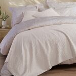 Κουβέρτα πικέ Elmer Off White 230x240 Nef-Nef Homeware