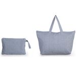 Τσάντα Θαλάσσης Blue Stripe 50x40x17 Nef-Nef Homeware