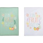 Ποτηρόπανο Fruit Party Green 40x60 Nef-Nef Homeware