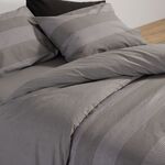 Σετ Σεντόνια Casual Stripe D.Grey Υπέρδιπλα 240x270 Nef-Nef Homeware