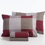 Σετ Σεντόνια Casual Check Bordo Διπλά 200x270 Nef-Nef Homeware
