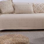Ριχτάρι Πολυθρόνας Resan Beige 180x180 Nef-Nef Homeware