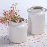 Διακοσμητικό κεραμικό βάζο διάστασης D15,5x15,5.
Διαθέσιμο και σε διάσταση D21x15.