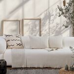 Ριχτάρι Πολυθρόνας Malta 25 Ecru/Black170x180 Nef-Nef Homeware