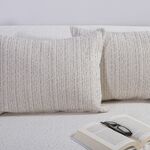 Διακοσμητικό Μαξιλάρι Malta 25 Ecru/Black 40x55 Nef-Nef Homeware