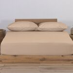 Σεντόνι Jersey 730-Beige King Size 180x200+35 Nef-Nef Homeware