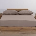 Σεντόνι Jersey 1185-Mocca Δπλό140x200+30 Nef-Nef Homeware