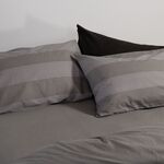 Σετ Σεντόνια Casual Stripe D.Grey Μονά 170x270 Nef-Nef Homeware