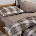 Σετ Σεντόνια Racket Golden Brown Μονά 170x270 Nef-Nef Homeware