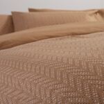 Σετ Σεντόνια Suspen Caramel Διπλά 200x270 Nef-Nef Homeware