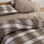 Σετ Σεντόνια Racket Golden Brown Υπέρδιπλα 240x270 Nef-Nef Homeware