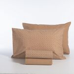 Σετ Σεντόνια Suspen Caramel Υπέρδιπλα 240x270+(160x200+35)κατωσέντονο με λάστιχο Nef-Nef Homeware