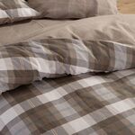 Σετ Παπλωματοθήκη Racket Golden Brown Μονή 170x240 Nef-Nef Homeware