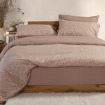 Σετ Παπλωματοθήκη Orion Beige Υπέρδιπλη 240x230 Nef-Nef Homeware