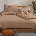 Σετ Παπλωματοθήκη Suspen Caramel Υπέρδιπλη 240x230 Nef-Nef Homeware