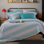 Σετ Παπλωματοθήκη  Casual Stripe Petrol Μονή 170x240 Nef-Nef Homeware