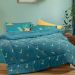 Κουβερτοπάπλωμα Dinos On Wheels Μονό 160x220 Nef-Nef Homeware