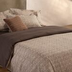 Σετ Παπλωματοθήκη Cardynal Beige/Grey Υπέρδιπλη 240x230 Nef-Nef Homeware