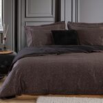 Σετ Παπλωματοθήκη Leonar Anthracite Υπέρδιπλη 240x230 Nef-Nef Homeware