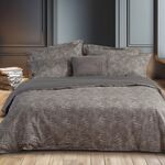 Σετ Παπλωματοθήκη Zesten Grey Υπέρδιπλη 240x230 Nef-Nef Homeware