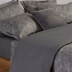 Σετ Παπλωματοθήκη Zesten Grey Υπέρδιπλη 240x230 Nef-Nef Homeware