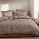 Σετ Σεντόνια Otrando Mocca Flannel  Μονά 160x260 Nef-Nef Homeware