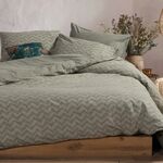 Σετ Σεντόνια Otrando Green Flannel  King Size 270x260+(180x200+32)κατωσέντονο με λάστιχο Nef-Nef Homeware