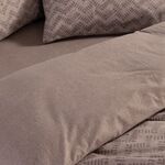 Σετ Παπλωματοθήκη Otrando Mocca Flannel Μονή 160x230 Nef-Nef Homeware
