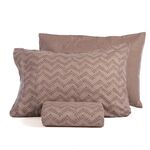 Σετ Παπλωματοθήκη Otrando Mocca Flannel  Υπέρδιπλη 240x230 Nef-Nef Homeware