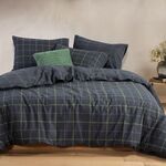 Σετ Σεντόνια  Naiberg Denim Μονά 160x260 Nef-Nef Homeware