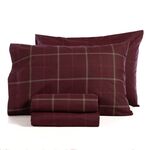Σετ Σεντόνια Naiberg Bordo Υπέρδιπλα 240x260 Nef-Nef Homeware