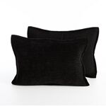 Σετ 2 τμχ. Μαξιλαροθήκες Elements-Brave Black 52x72 Nef-Nef Homeware