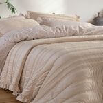 Κουβερλί Sirion Ecru Υπέρδιπλο 230x240 Nef-Nef Homeware