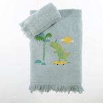 Σετ 2τμχ. Πετσέτες Dinos On Wheels Nef-Nef Homeware