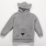 Παιδικό Πόντσο Sleeping Lion Grey Nef-Nef Homeware