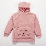 Παιδικό ΠόντσοSmiling Cat Pink Nef-Nef Homeware