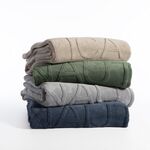 Κουβέρτα Nau Wave Grey Υπέρδιπλη 230x240 Nef-Nef Homeware