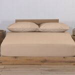 Σεντόνι  Jersey 730-Beige 100x200+30 Μονό με λάστιχο Nef-Nef Homeware