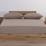 Σεντόνι Jersey 1185-Mocca Υπέρδιπλο 160x200+30 Nef-Nef Homeware