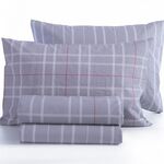 Σετ Σεντόνια Highlar Grey 170x270 Μονά Nef-Nef Homeware