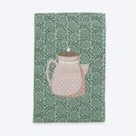 Ποτηρόπανο Βελουτέ My Teapot Green 40x60 Nef-Nef Homeware