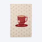 Ποτηρόπανο Βελουτέ Cup of Tea Ecru 40x60 Nef-Nef Homeware