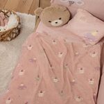 Βρεφική Κουβέρτα Special Party Pink Fleece Κούνιας 110x150 Nef-Nef Homeware