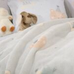 Βρεφική Κουβέρτα Special Party Blue Fleece Αγκαλιάς 75x110 Nef-Nef Homeware