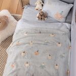 Βρεφική Κουβέρτα Special Party Blue Fleece Κούνιας 110x150 Nef-Nef Homeware