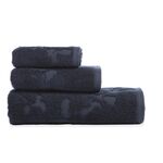 Πετσέτα Χεριών Vania Blue/Black 30x50 Nef-Nef Homeware