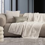 Ριχτάρι Πολυθρόνας Mentor Ecru 130x180 Nef-Nef Homeware