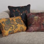 Διακοσμητικό Μαξιλάρι Vania Blue/Black 45x45 Nef-Nef Homeware