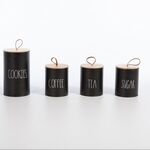 Δοχείο για Καφέ Coffee Black 10.4x10.4x13 Nef-Nef Homeware