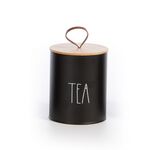Δοχείο για Τσαι Tea Time Black 10.4x10.4x13 Nef-Nef Homeware